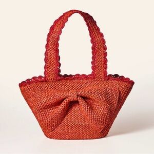 Kate Spade x Target Raffia Bow Tote Bag